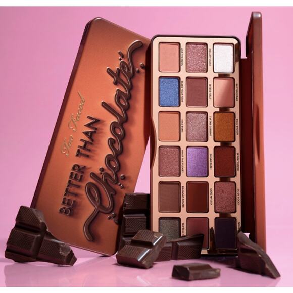 TOO FACED Better Than Chocolate Eye Shadow Palette NIB Matte Shimmer Metallic - Picture 1 of 9